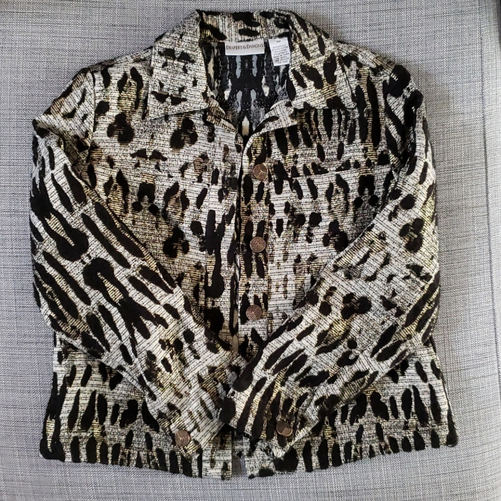 Draper's & Damon's animal print‎ blazer size MP